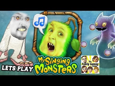 Lets Play MY SINGING MONSTERS! Dad & Son Drum Drum Bump Dudda Bum Bum! (Face Cam Commentary)