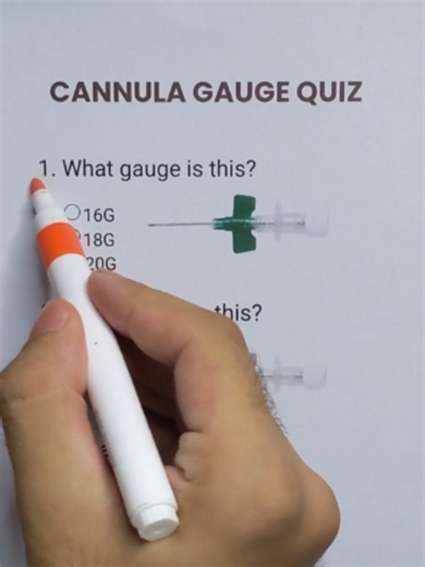 Cannula Gauge Quiz: Test Your Knowledge – 5/5 Challenge