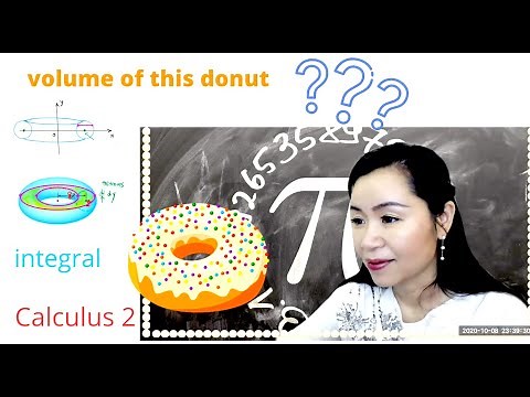 the volume of a donut (torus), integral, Calculus 2