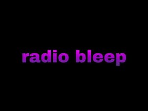 radio bleep (sound effect)