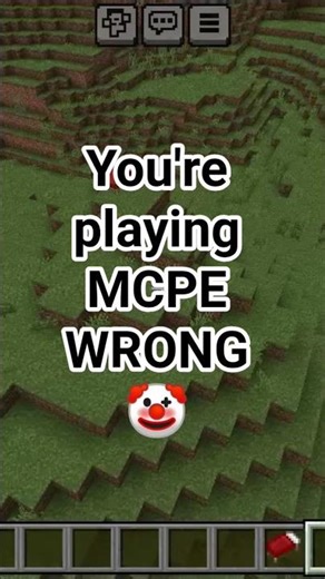 MCPE player hate this truth😳#minecraft
