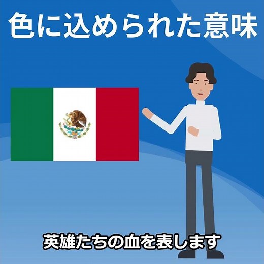 【メキシコの国旗】鷲と蛇が象徴する伝説 #shorts