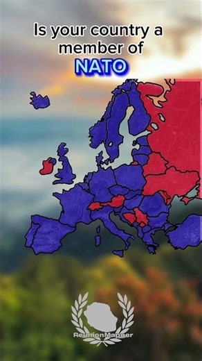 Is your country a member of NATO ? #geography #history #map #mapper #mapping