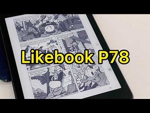 Likebook P78 Comic,CBR, PDF, EPUB, MOBI reading Review