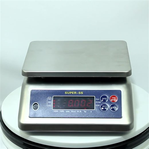 Electronic IP68 Fish Scale Super Stainless Steel Digital Waterproof Weighing Scale 3kg 6kg 15kg 30kg