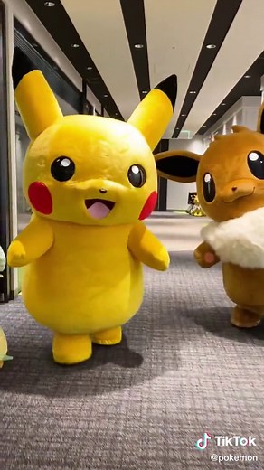 1, 2, 3, 4… Say hello! 1, 2, 3, 4のリズムにあわせて登場！ #1234ダンス #pokémon #pokemon #ポケモン #pikachu #ピカチュウ #eevee #イーブイ #piplup #ポッチャマ #obstagoon #タチフサグマ