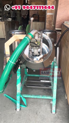 Automatic Cashew & Almond Roaster with Masala Mixer | Low Price Nut Roasting Machine