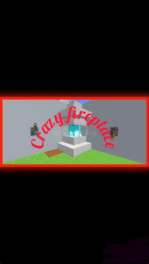 Crazy fireplace #minecraft #minecraftshorts #gaming #minecraftgaming #minecraftvideos #pwtgaming