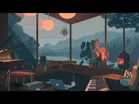 Live Wallpapers - Cozy House with Fireplace in the Mountains [60 FPS]