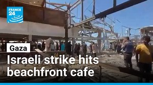 Gaza: In the rubble of a cafe bombed by Israel