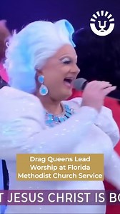 147K views · 2.1K reactions | LGBTQ+ affirming Allendale United Methodist Church, located in St. Petersburg, FL, hosts drag queen-led worship services. In one service, drag queens perform and lip-sync to Dolly Parton’s version of “Go Tell It on the Mountain.” Allendale’s most recent Instagram post reads, “Happy 4/20 Easter! He rolled away the stone! (You may be stoned from something else).” | The Lion | Facebook