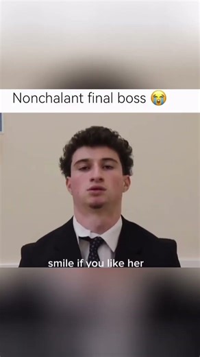 Nonchalant final boss