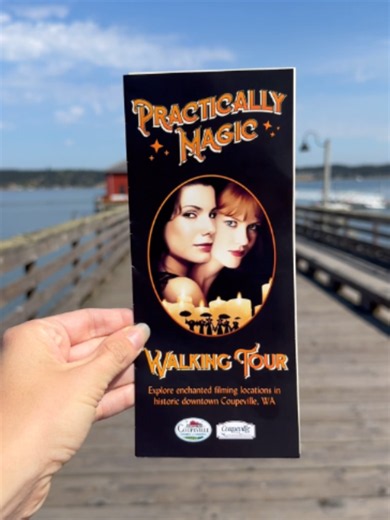 The whimsical town from #PracticalMagic actually exists IRL! It’s called Coupeville, and it sits on an island off Washington State. 🪄 @practicalmagicmovie