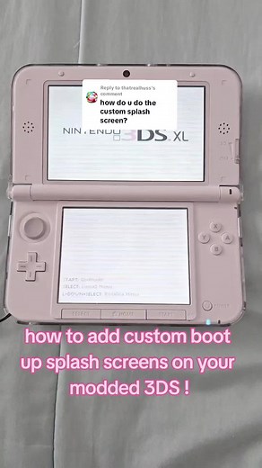 How to Add Custom Boot Splash Screens on your Modded 3DS!