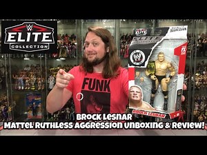 Brock Lesnar WWE Mattel Ruthless Aggression Exclusive Unboxing & Review!
