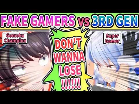 Subaru And Pekora Serious Match For Real on GOMOKU [ENG SUB] Hololive Usada Pekora Oozora Subaru