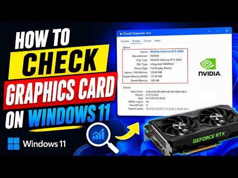 Windows 11: Check Graphics Card Specs and Memory