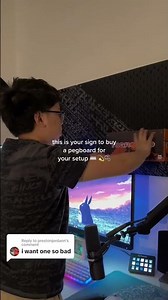 setting up my pegboard from ikea