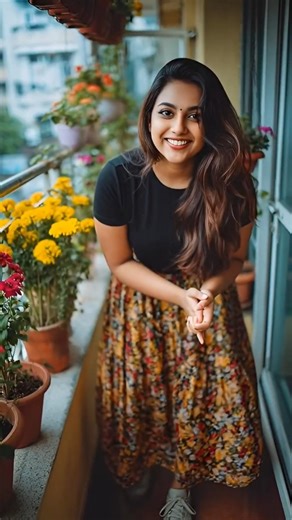 Elegant Fusion: Tight T-Shirt & Long Skirt ✨