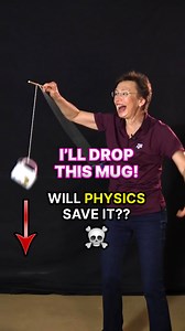 2.2M views · 50K reactions | I'll drop this heavy mug! Will physics save it?? ☠️ #reelsvideo #reels #reelsfb #fyp #fypシ #tamu #teachers #teaching #fun #funny #physics #science #foryou #education #learn #interesting #DrTatiana #friction #legos #diy #tryit #justdoit | Texas A&M Physics and Astronomy | Facebook