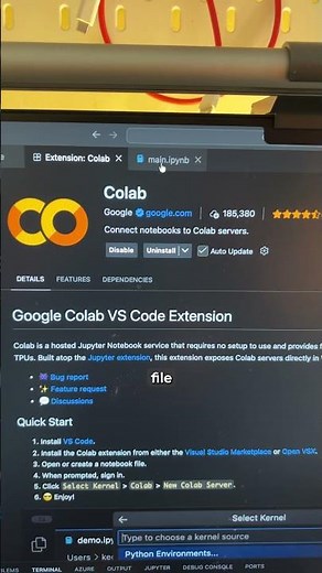 Instantly Run Google Colab in VS Code – Step‑by‑Step!