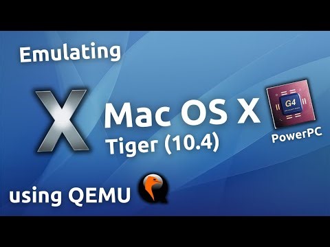Emulating Mac OS X Tiger (10.4, PowerPC) in QEMU