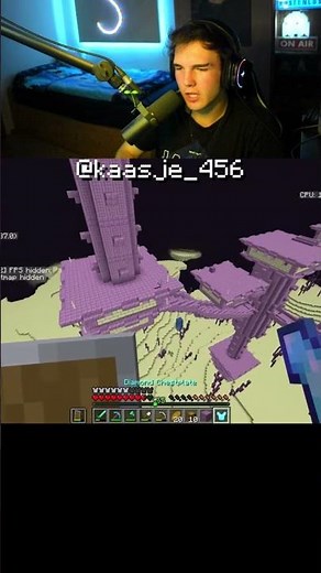 A 2-WEEK MINECRAFT PHASE?!!...🤨 (Reaction) #minecraftshorts