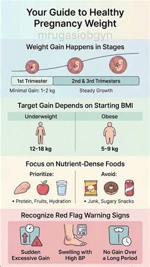 Healthy Weight Gain During Pregnancy 🤰✨