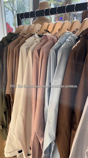 POV: You’re the only one who came prepared. The Packable Hooded Poncho — light, water-resistant, and ready when the weather isn’t. | Tilley