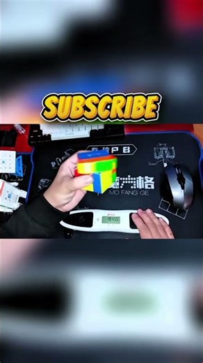 25.215🔥⚡ WEILONG V11 one handed grind showing up daily and trusting the process #SpeedCubing