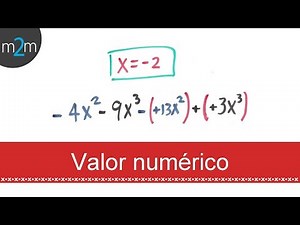 * Calcular el VALOR NUMÉRICO de una expresión algebraica │ ejercicio 2