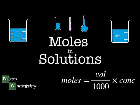 Moles in Solutions, Paper 1 & 2 - AQA A Level Chemistry
