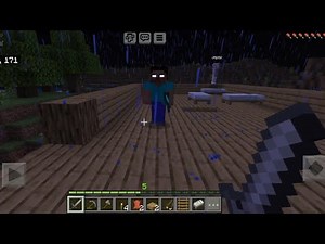 Surviving A Herobrine In Minecraft Survival