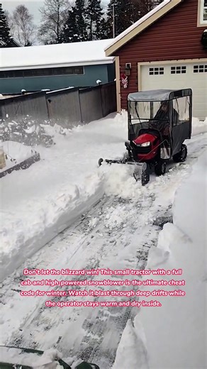 Winter Warrior! ❄️🚜 Ultimate Snow Removal Setup #snow #winter #snowfall #tractor #tools #technology