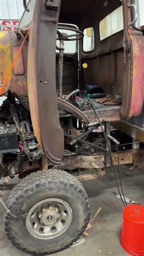 Best looking work bench! #ratrod #mechanic #truck #cabover #chevy #builtnotbought