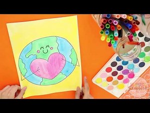 How to Draw the Earth - Earth Day Directed Drawing