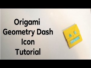 Origami Geometry Dash Icon Tutorial