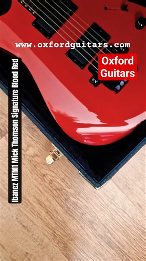 Ibanez MTM1 Mick Thomson Signature Blood Red guitar #shorts