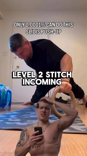 Yevhen Shein on Instagram: "Ring One Arm Push-up Challenge Level 2 﫡 The true process of creating something new @gymbeamgr discount code SLIDIS5﫡 #challenge #pushup #motivation #gym"