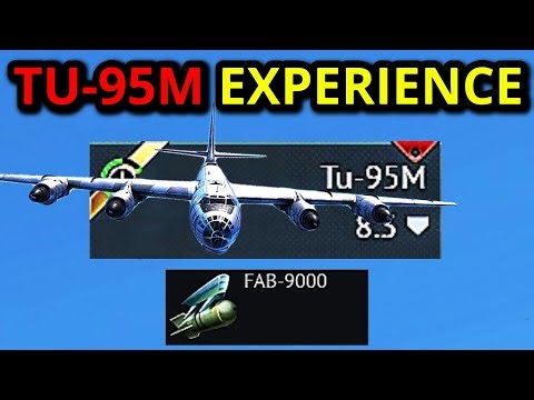 THE CURSED TU-95M EXPERIENCE IN GROUND AND AIR BATTLES (9000kg bomb pain)
