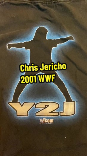 Vintage Chris Jericho Y2J WWF T-shirt from 2001