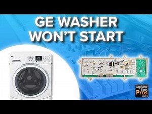 How to Test and Replace a GE Front Load Washer Main Control