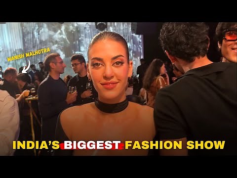 What Really Happens at India’s Biggest Fashion Show 👀 | Manish Malhotra
