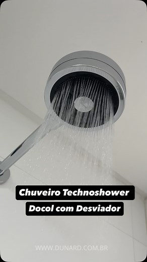 Loja Dunard Oficial on Instagram: "Chuveiro Technoshower Docol com Desviador! Mais praticidade, tecnologia e conforto no seu banho! * ��Ducha manual com acionamento fácil; * ��Acabamento cromado biníquel: resistente e brilhante por muito mais tempo; * ��Sistema autolimpante; * ��Jato uniforme e direcionável. * Perfeito para quem busca qualidade e funcionalidade no dia a dia! Venha conferir no nosso site! www.dunard.com.br Você vai encontrar Diversos produtos com PREÇOS IMPERDÍVEIS!! . . . Imagem