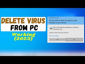 Delete Viruses from Windows | Malicious Software Removal Tool (MSRT)