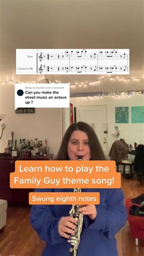 How to Play the Family Guy Theme Song on Clarinet and Flute