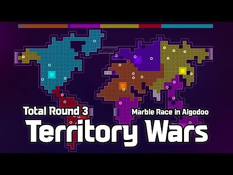 Territory Wars - Conquer the World - Marble Race in Algodoo