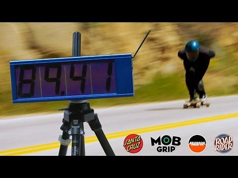 FASTEST SKATEBOARDER EVER! 89.41 mph/143.89 km/h - Kyle Wester