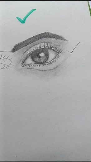 Realistic vs Normal Eye Drawing 👁️ | How to Draw Eyes Tutorial with “Inn Aankhon Ki Masti” #tutorial