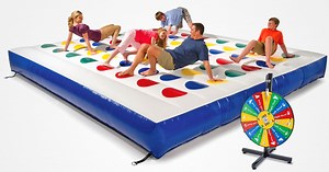 There's Now a Giant Inflatable Twister Game That's Perfect For Your Next Backyard BBQ